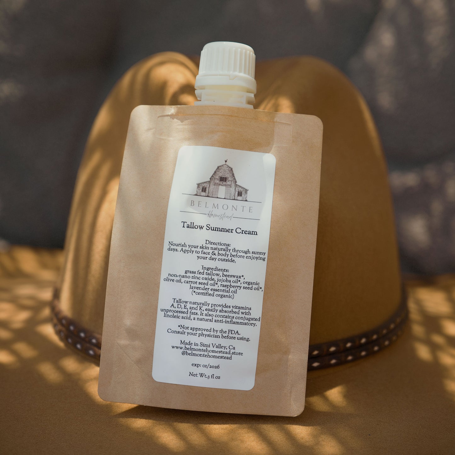 Tallow Summer Cream (Zinc)