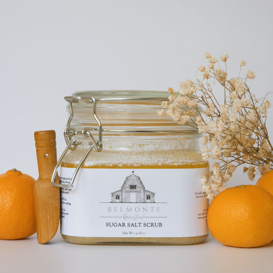 Organic Sugar Sea Salt Scrub