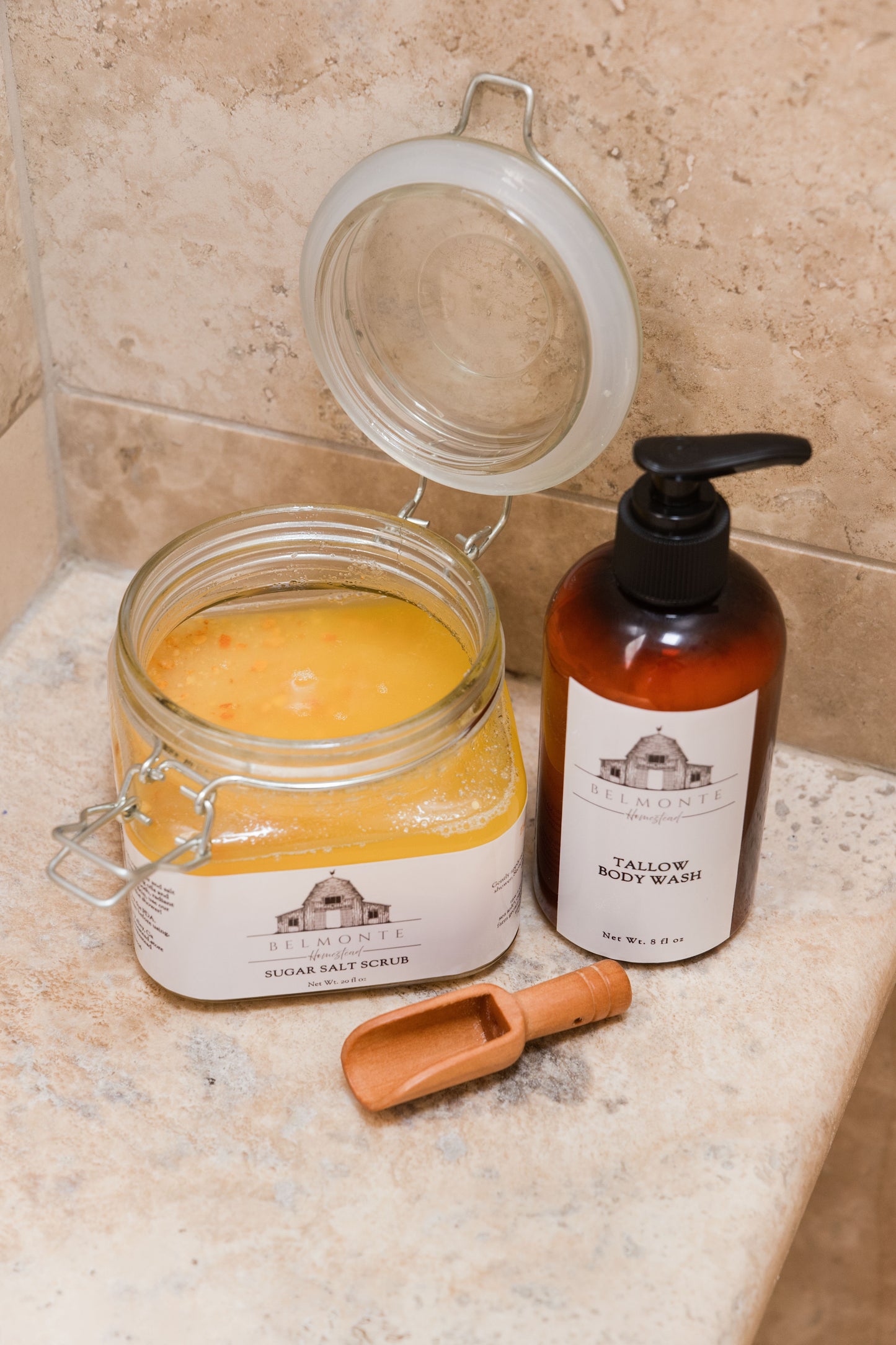 Organic Sugar Sea Salt Scrub